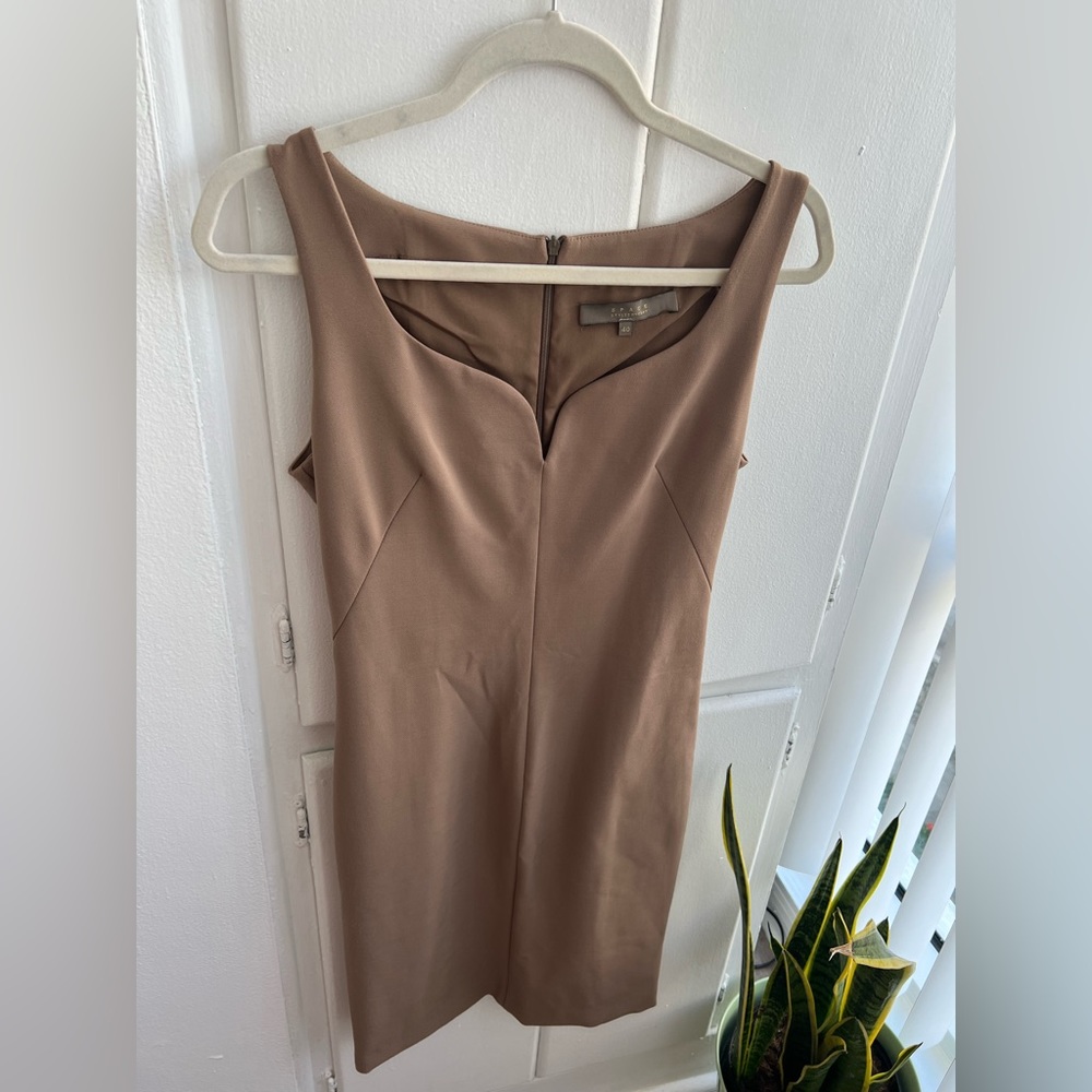 Space Style Concept Brown Form Fitting Dress Size… - image 4